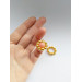 Gold or silver  Magnetic Nipple Rings - Non Piercing adjustable Nipple Ring Fake nipple piercing  nipple jewelry
