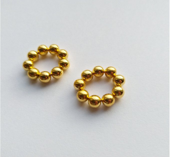 Gold or silver  Magnetic Nipple Rings - Non Piercing adjustable Nipple Ring Fake nipple piercing  nipple jewelry