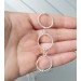  O ring choker with chains and fake nipple piercing  Sexy chain necklace to nipple O-Ring pendant  Body jewelry  2 