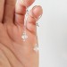  Nipple Dangles  with Rainbow  crystal Solid Silver Body Jewelry  Body jewelry  3 