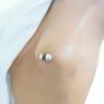 Big Magnetic Nipple Rings - Non Piercing adjustable Nipple Ring Fake nipple piercing  nipple jewelry