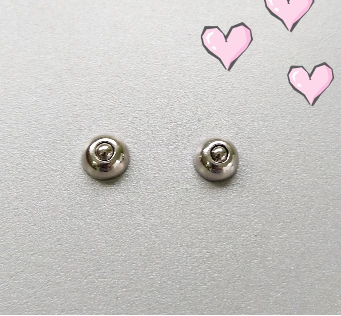  Big Magnetic Nipple Rings - Non Piercing adjustable Nipple Ring Fake nipple piercing  nipple jewelry  Body jewelry  6 