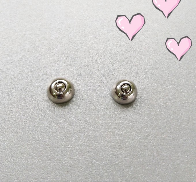  Big Magnetic Nipple Rings - Non Piercing adjustable Nipple Ring Fake nipple piercing  nipple jewelry  Body jewelry  5 