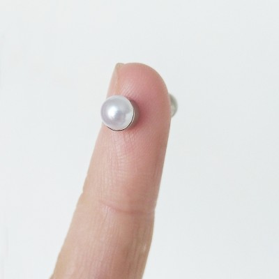 Pearls Magnetic Nipple Rings -silver  Non Piercing adjustable Nipple Ring Fake nipple piercing  nipple jewelry