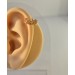 Handmade Crown Ear Cuff "Queen" – No Piercing Needed