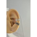 Silver Flower Ear Cuff – Handmade No-Piercing Jewelry