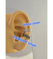 Handmade Silver Flower Ear Cuff – No Piercing Required