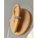 Handmade Silver Bubble Ear Cuff – No Piercing Required