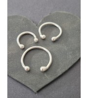 Minimalist Handmade Silver Phalanx Rings – Stackable Midi Rings by SilverBuds