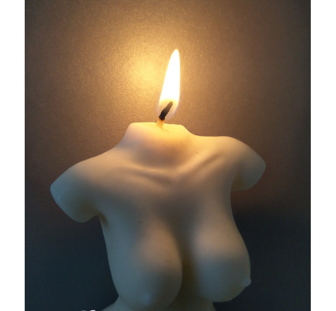 Women Torso Candle	Soy Wax	low temperature	Women breast	wax play	Nude Female Candle	nipple jewelry	candle of pleasure	sexy games	body safe wax	Bust Goddest candle	Female Figure	BDSM game