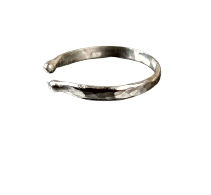 Personalized Male Jewelry | Adjustable Hammered Penis Ring 