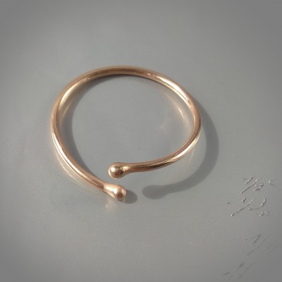 Gold Plated  cock ring - Adjustable penis ring - 14 Karat GOLD PLATED over 925 Solid Sterling Silver - jewelry for mens