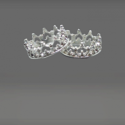 Non piercing nipple jewelry - Silver Nipple Rings Сrown Non Piercing adjustable Nipple Ring