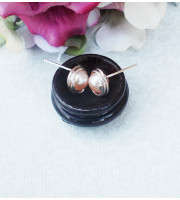 Handmade Silver earrings with natural pearls