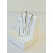 One-of-a-Kind Handmade Silver Jewelry Set – Twig Studs & Pendant