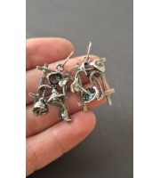 Unique Handmade Silver Earrings – Sculptural Artistic Jewelry by SilverBuds