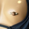 Magnetic Nipple Rings -silver  Non Piercing adjustable Nipple Ring Fake nipple piercing  nipple jewelry