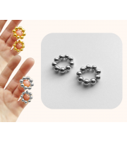Gold or silver  Magnetic Nipple Rings - Non Piercing adjustable Nipple Ring Fake nipple piercing  nipple jewelry