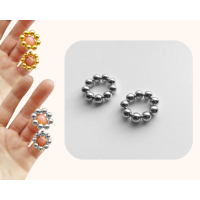 Gold or silver  Magnetic Nipple Rings - Non Piercing adjustable Nipple Ring Fake nipple piercing  nipple jewelry