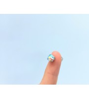 Fake nipple piercing  wih crystal