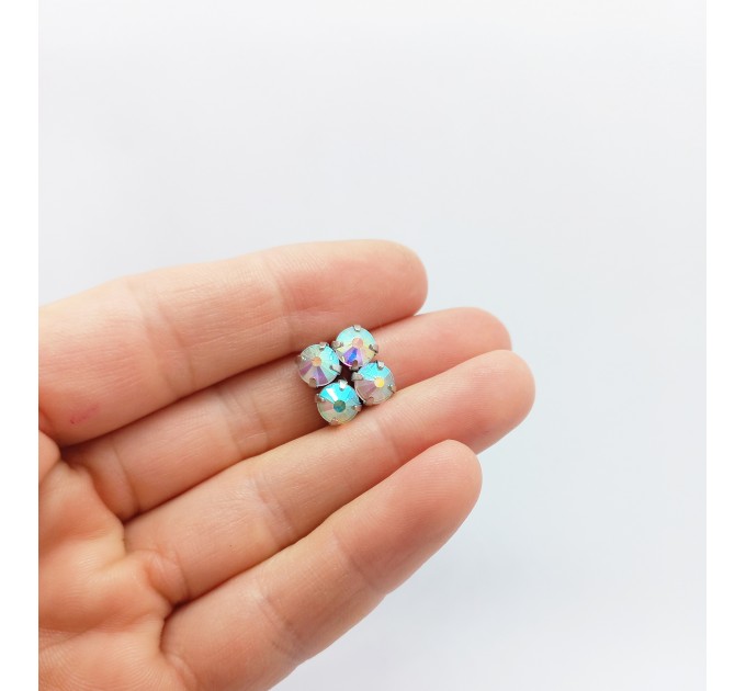 Fake nipple piercing  wih crystal