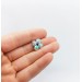 Fake nipple piercing  wih crystal