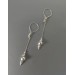 Non piercing nipple nooses, gold plated over sterling silver snake and beads