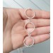 O ring choker with chains and fake nipple piercing  Sexy chain necklace to nipple O-Ring pendant