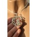 Handmade Silver Pendant – Cat on the Moon Design