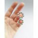 Gold or silver  Magnetic Nipple Rings - Non Piercing adjustable Nipple Ring Fake nipple piercing  nipple jewelry
