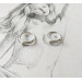 2pcs Non Piercing nipple rings made 
 of Silver, brass or gold plated over sterling silver