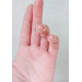 2pcs Non Piercing nipple rings made 
 of Silver, brass or gold plated over sterling silver