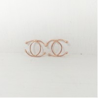 Handmade Silver Nipple Rings Non Piercing adjustable Nipple Rings