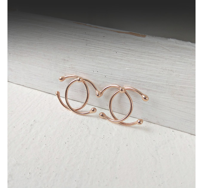 Handmade Silver Nipple Rings Non Piercing adjustable Nipple Rings